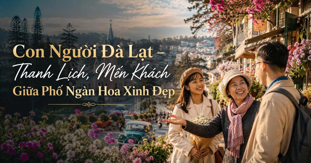 Con Người Đà Lạt – Thanh Lịch, Mến Khách Giữa Phố Ngàn Hoa Xinh Đẹp