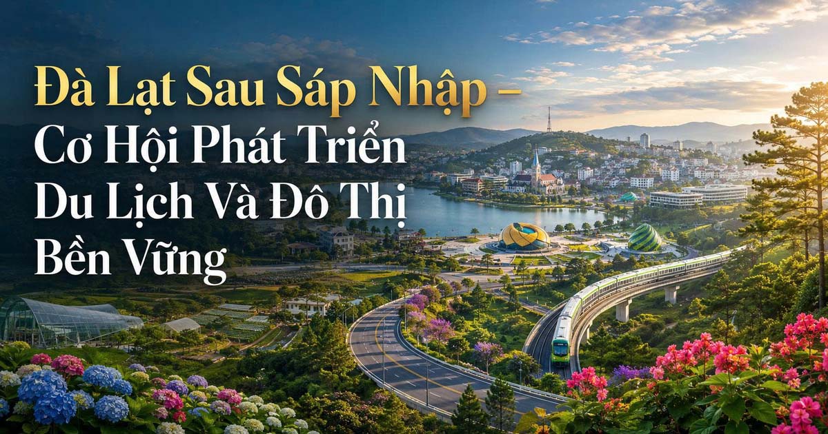 Đà Lạt Sau Sáp Nhập – Cơ Hội Phát Triển Du Lịch Và Đô Thị Bền Vững
